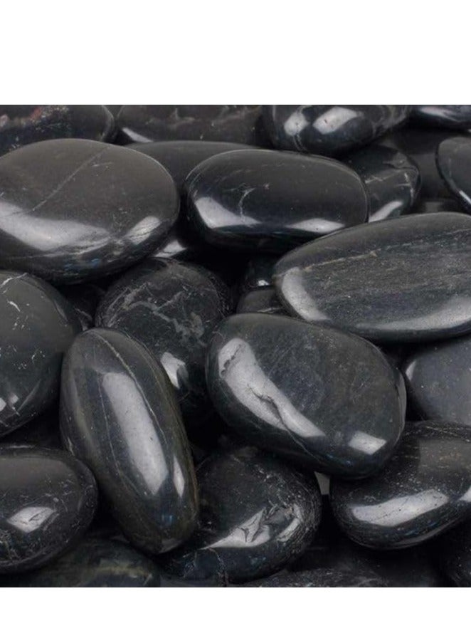 Decorative Pebbles and Polished Mixed Stones Gravel for Home Garden Decoration - Perfect for Aquariums, Flowerpots, Landscaping, Ponds, and Terrariums (Approx. 0.5-1.2 inch, 10kg) - Image 1